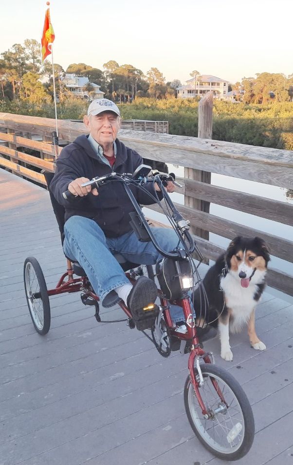 Sandy Bilsky and his dog Yogi